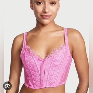 Victoria’s Secret Pink Lace Bustier